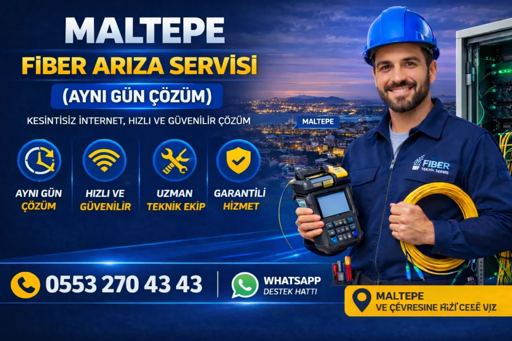 Maltepe fiber arıza servisi hızlı müdahale kablo tamiri ve internet kesinti çözümü