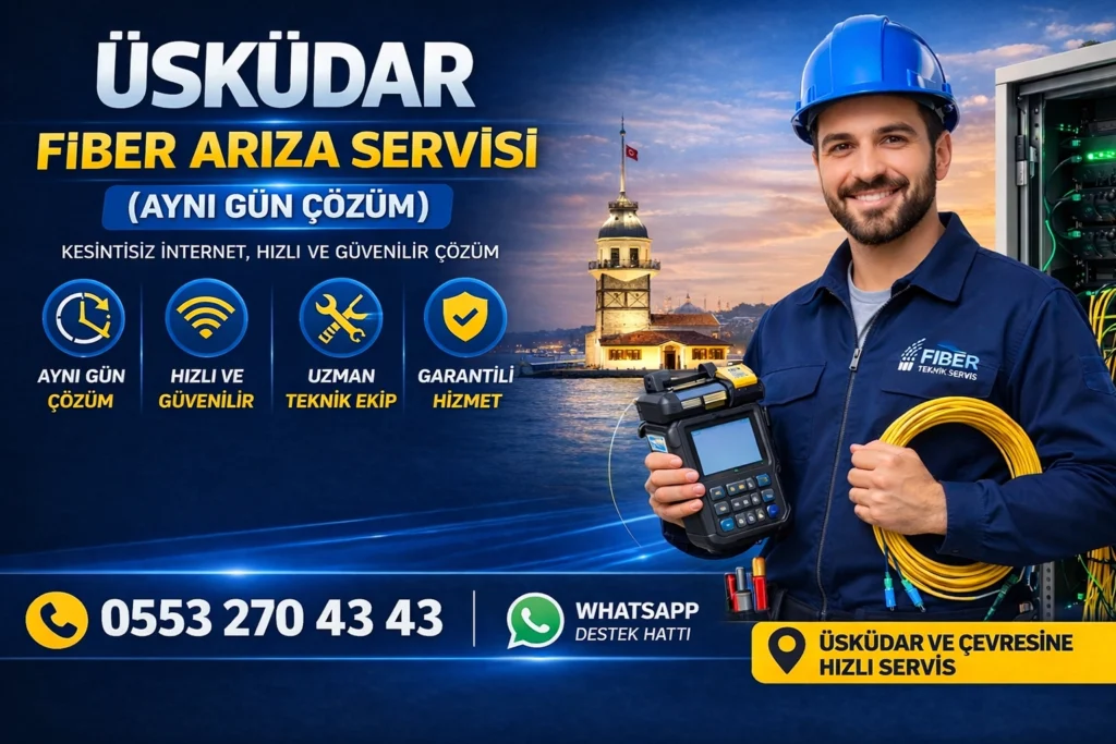 Üsküdar fiber arıza servisi hızlı müdahale kablo tamiri ve internet kesinti çözümü